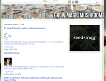 Tablet Screenshot of growmagicmushroom.com